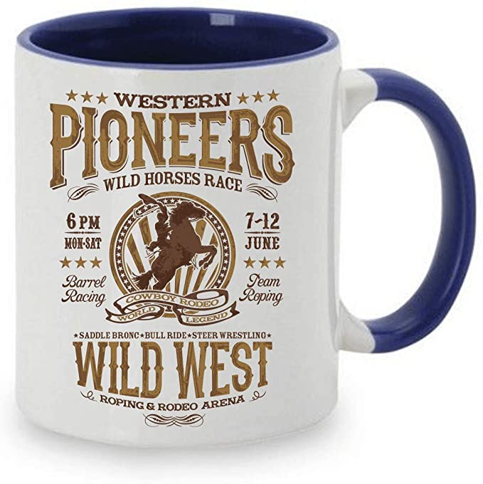 Tasse mit Motiv Pferde Liebhaber und begeisterte Western Rodeo Fan