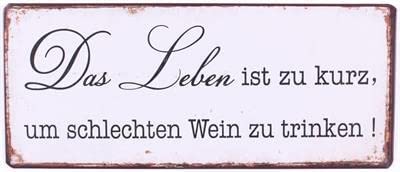 Blechschild Retro Schild