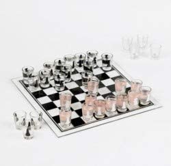 Trinkspiel - Schach - aus Glas