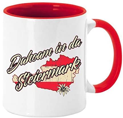 Tasse Kaffeebecher Österreich Austria Bundesländer Wunschort