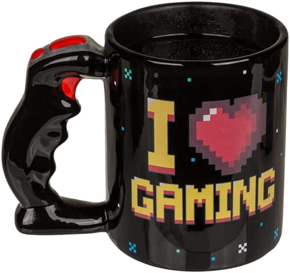 Tasse Kaffeetasse Spieler I Love Gaming reagiert auf Hitze