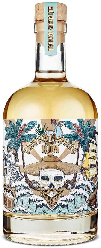 Tropical Spiced Rum 500ml (37,8% vol) Piraten Rum Wajos