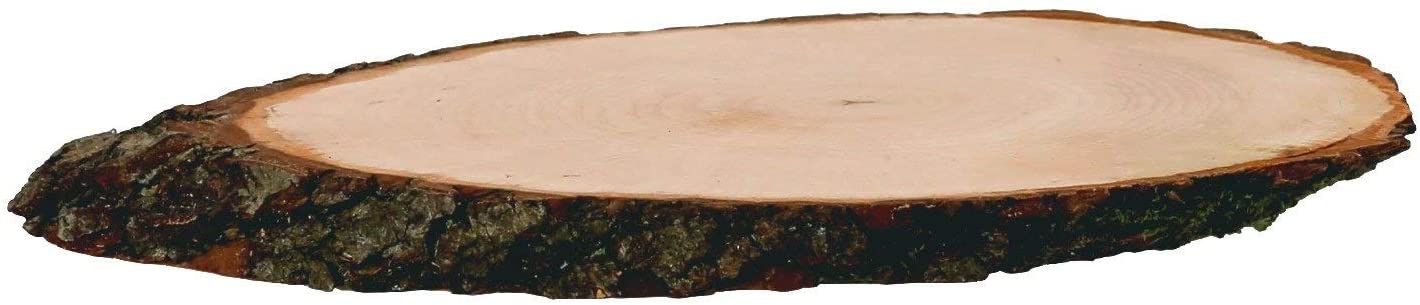 Rindenbrett oval aus Erle ca. 40cm - hochwertig farbig Bedruckt anstelle Gravur - Verschiedenste Text und auch Wunsch-Texte möglich (ca. 40cm, Sauna)