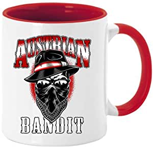 Tasse Kaffeebecher mit Motiv Österreich Austrian Bandit