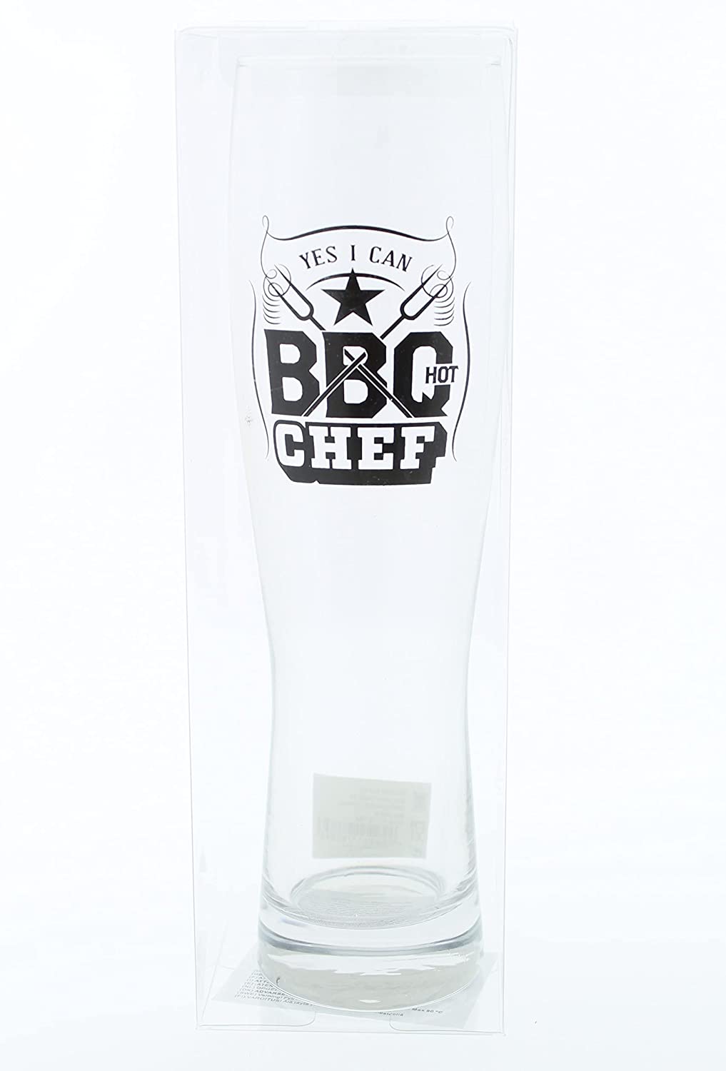 Bierglas BBC Chef - Yes i can - Abmessung ca.26 x 7 x 7 cm