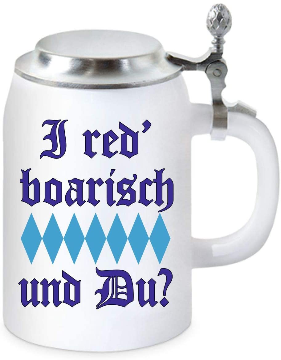 Bierkrug Flachdeckel Bayern