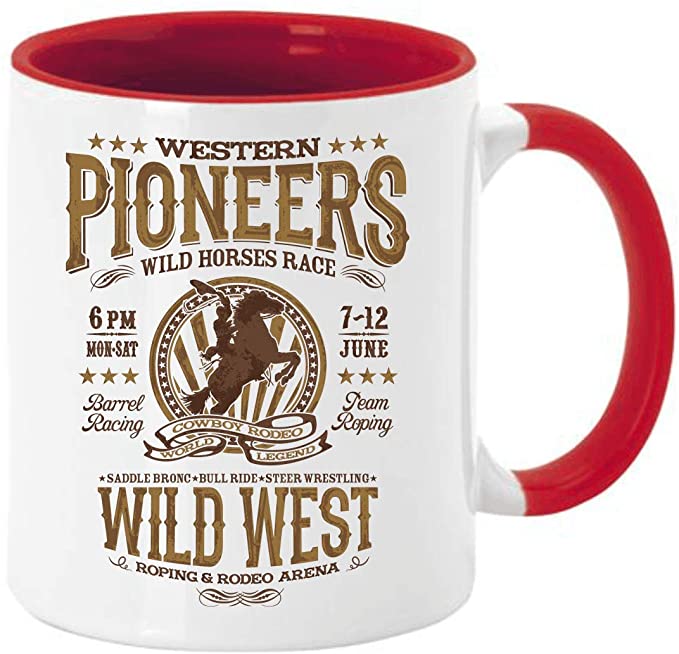 Tasse mit Motiv Pferde Liebhaber und begeisterte Western Rodeo Fan
