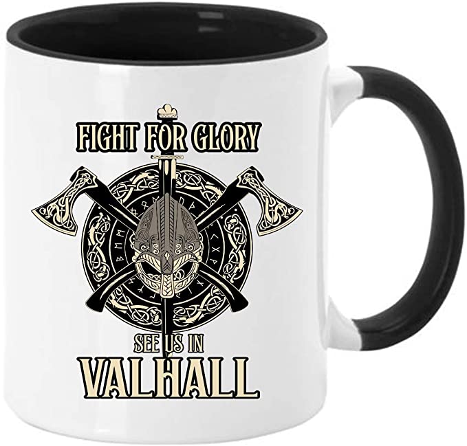 Tasse Kaffeebecher für Wikinger Vikings und Highlander Fight for Glory