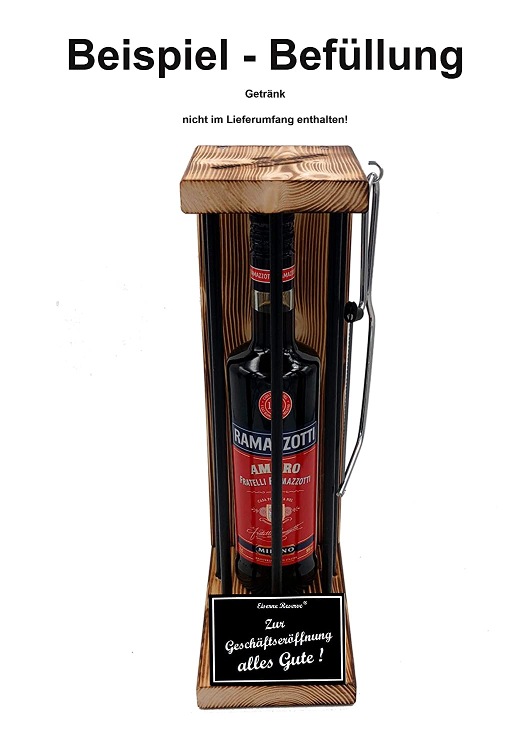 Happy Birthday Geburtstag GUTE BESSERUNG Eiserne Reserve Black Edition Rohling zum SELBST BEFÜLLEN