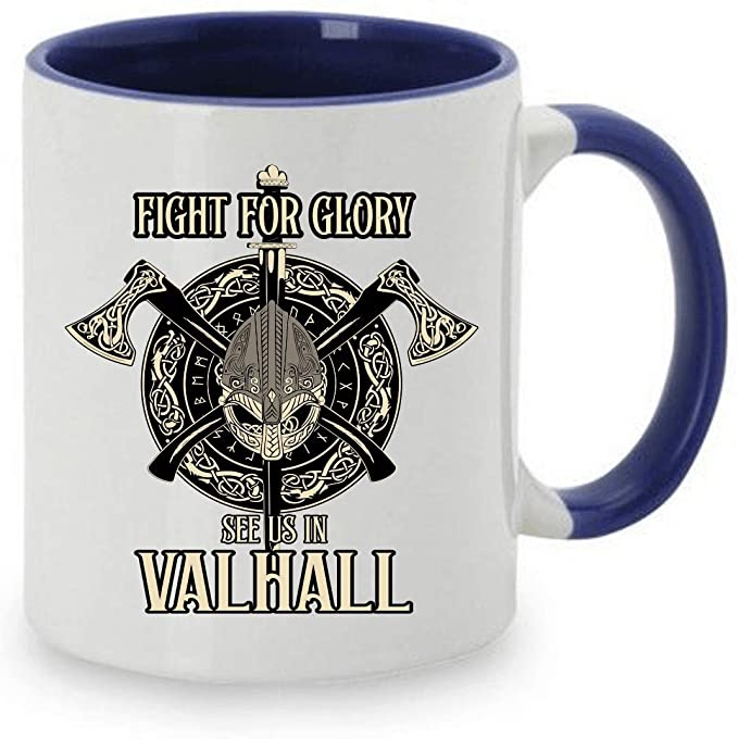 Tasse Kaffeebecher für Wikinger Vikings und Highlander Fight for Glory