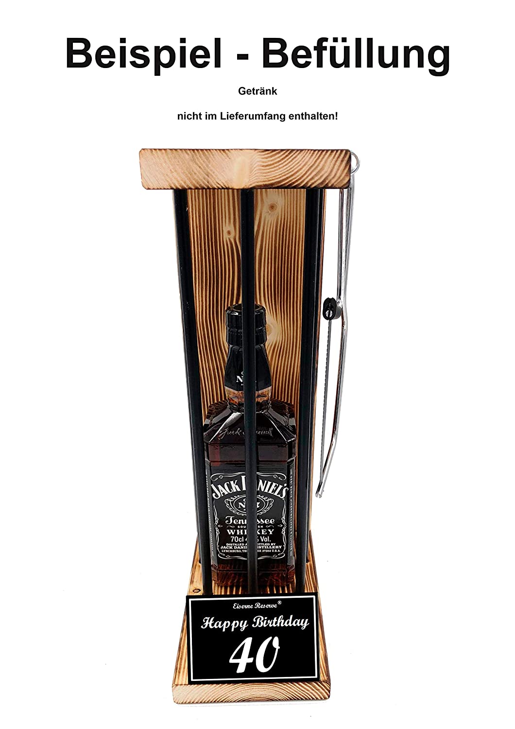 Happy Birthday Geburtstag FÜHRERSCHEIN Eiserne Reserve Black Edition Rohling zum SELBST BEFÜLLEN