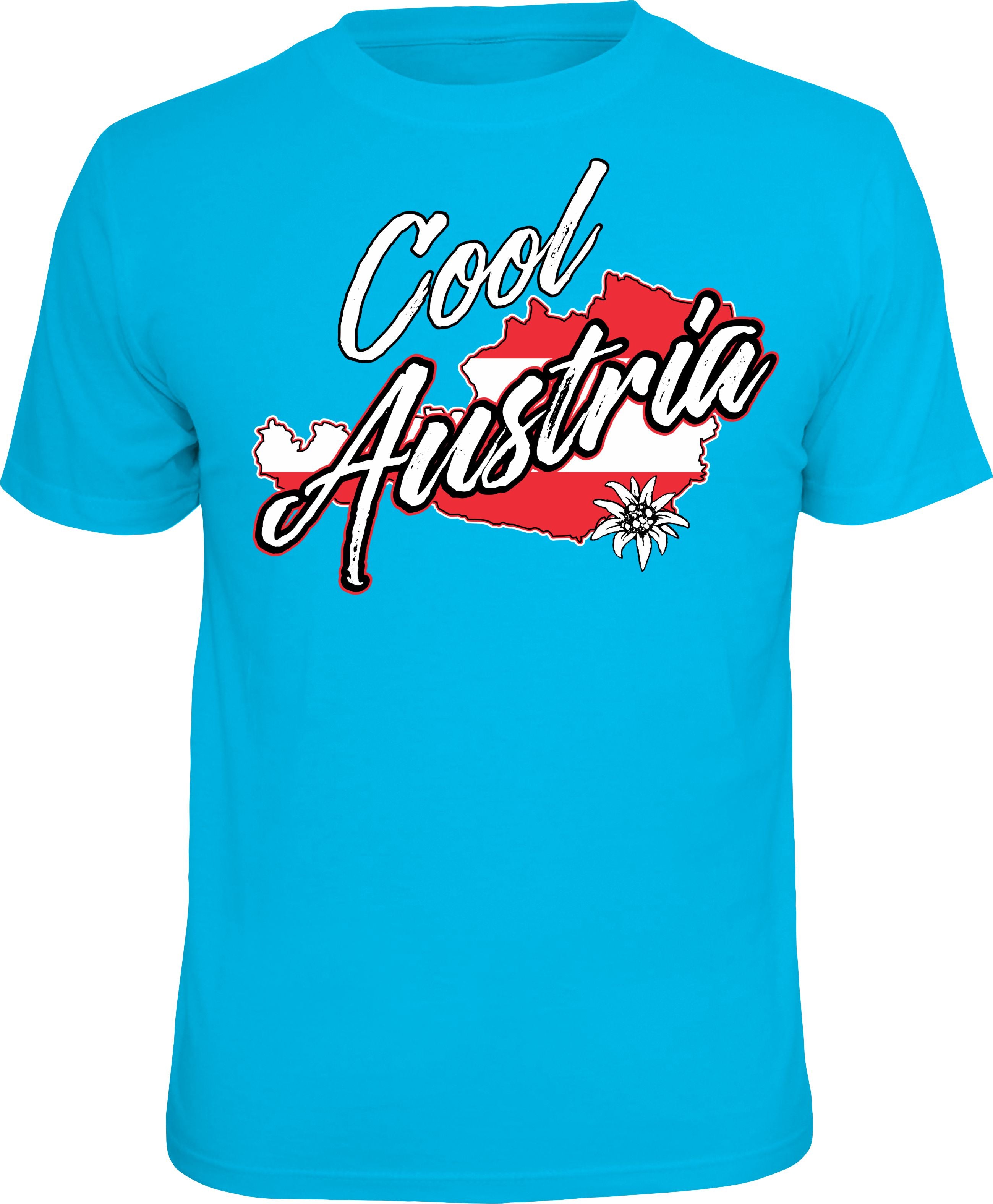 Herren Männer T-Shirt - Österreich - Cool Austria