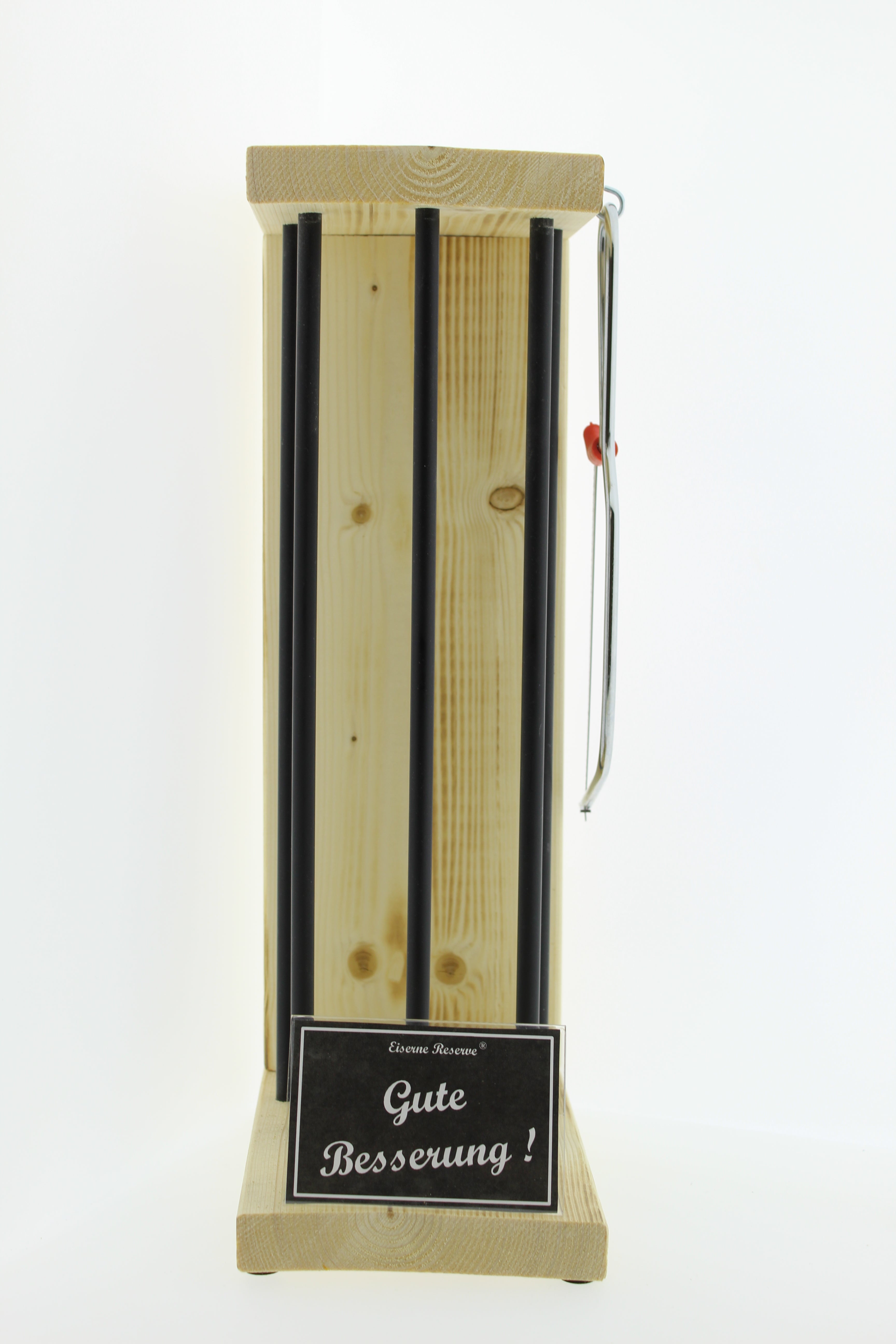 Notgroschen Spardose Eiserne-Reserve Notration Gefängnis Motivname